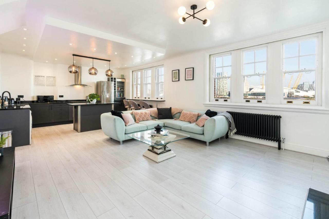 Apartament Stunning 3bd Riverside Flat Communal Roof Terrace *
